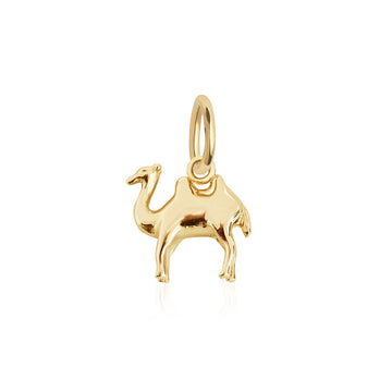 Camel Charm, Solid Gold Mini