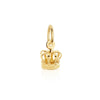 Crown Charm, Solid Gold Mini