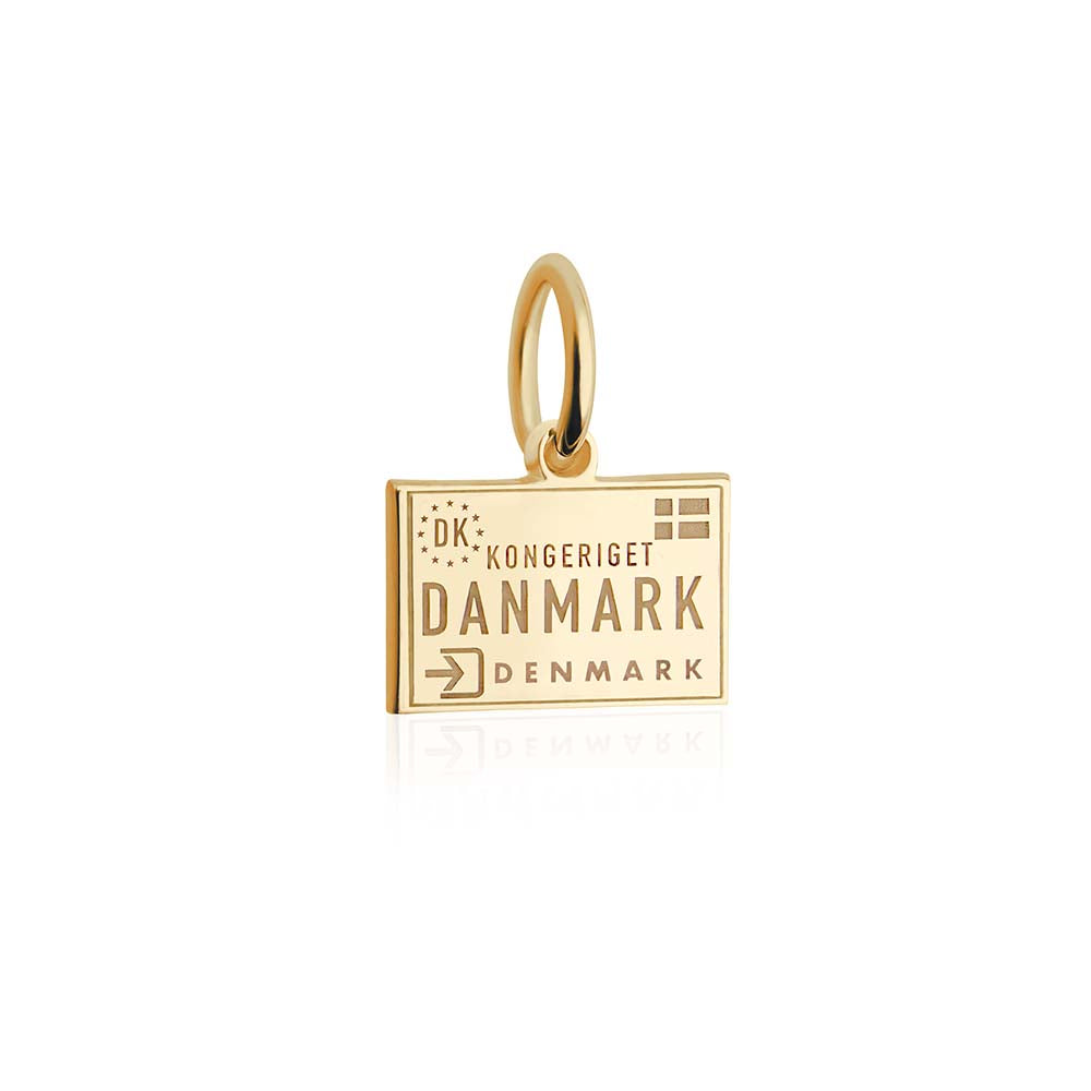 Bracelet Bundle: 5 Solid Gold Passport Stamp Charms