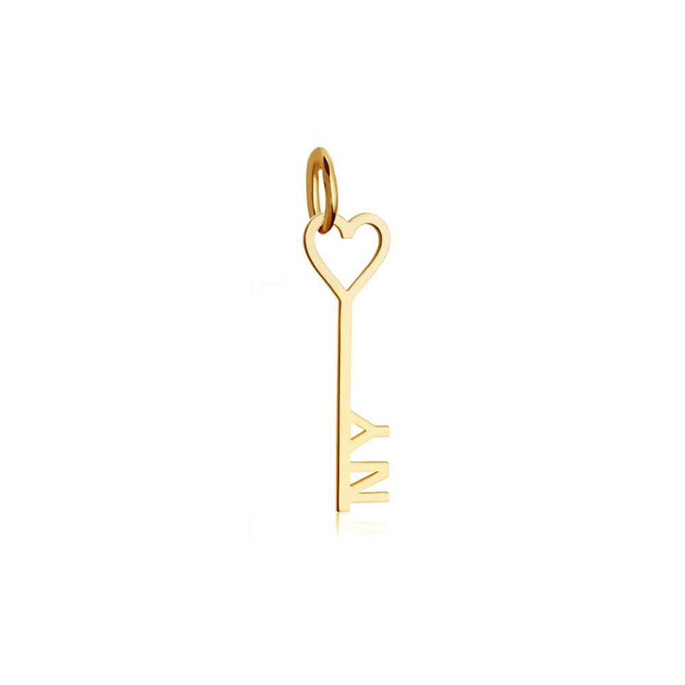 Mini Solid Gold I Heart NY Charm (Ships Nov.) (4734777032792)