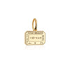 Solid Gold Mini Vietnam Passport Stamp Charm (4728501502040)