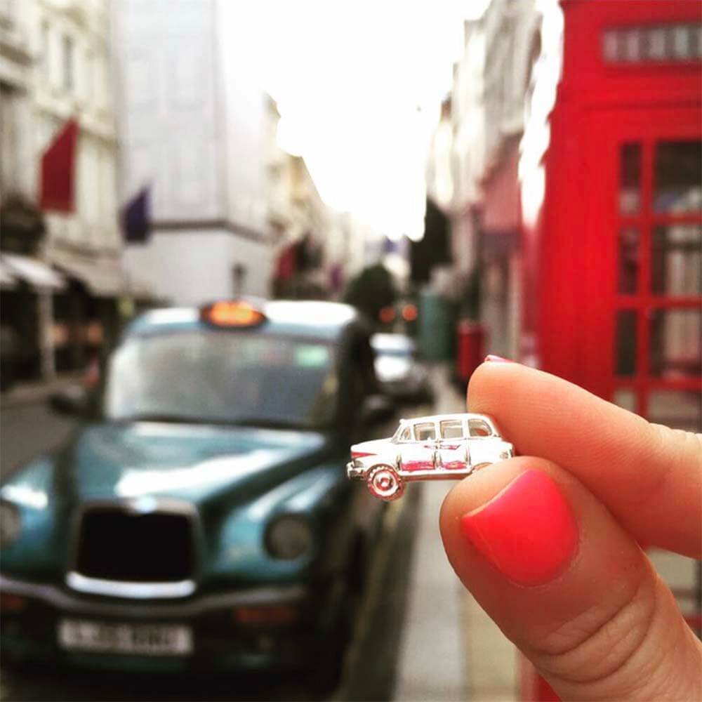 Silver London Taxi Charm - JET SET CANDY (1720170020922)