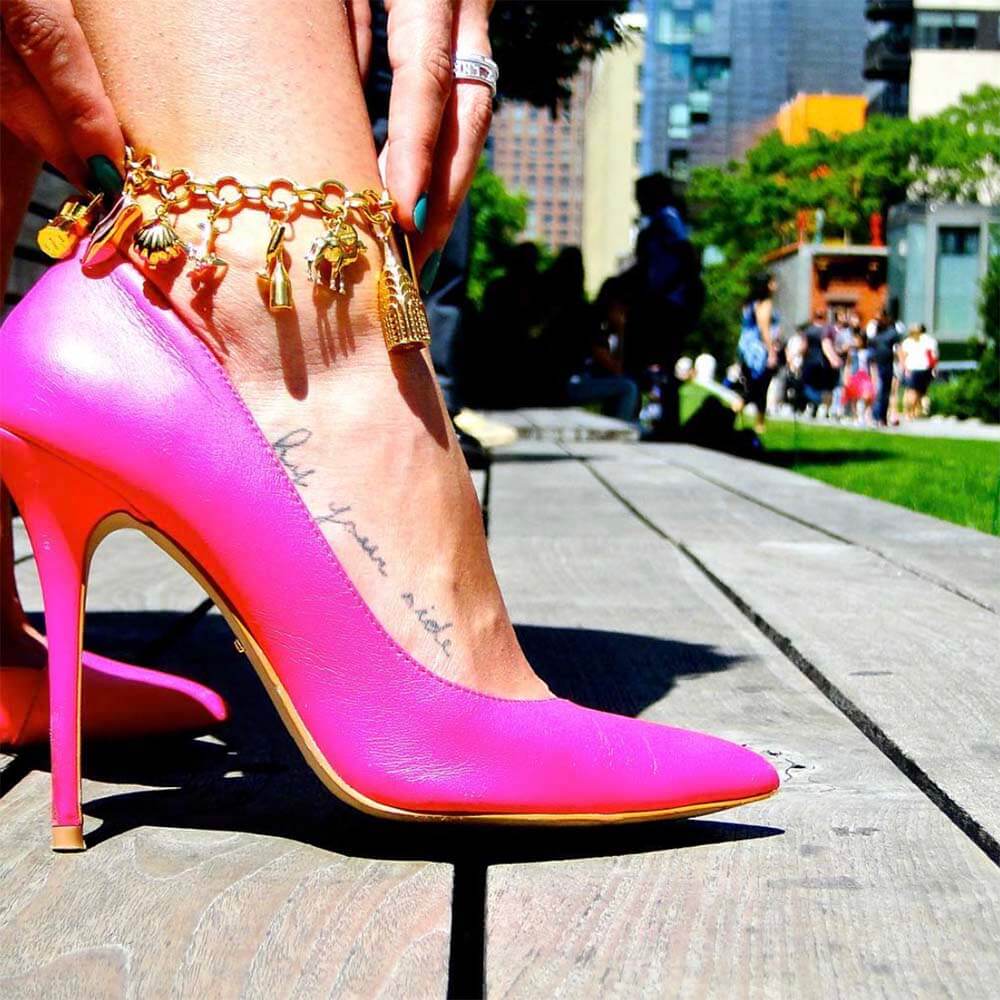 Gold Champagne Charm - JET SET CANDY (1720169922618)