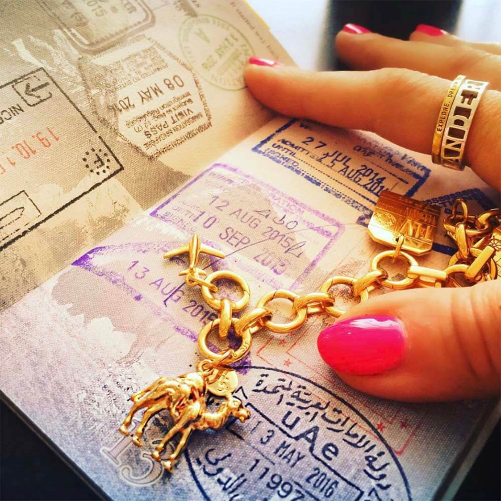 Camel Charm Gold – JET SET CANDY