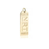 Gold Japan Charm, NRT Tokyo Luggage Tag - JET SET CANDY  (1720189419578)