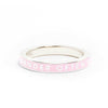 Wander Often Ring, Pink Enamel, Silver
